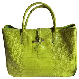 Longchamp-CROC-ANIS SHAKED calf leather BAG-Other
