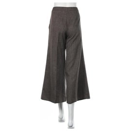 Acne-Un pantalon, leggings-Marron