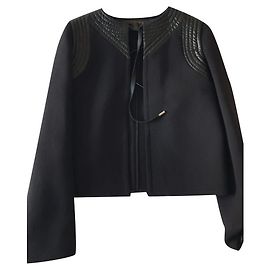 Jaqueta preta Louis Vuitton Preto