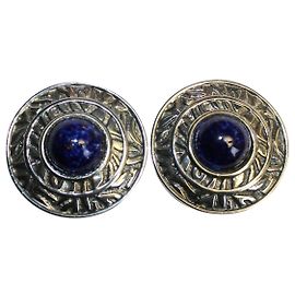 Guy Laroche Clip earrings Silvery Navy blue