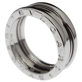 Bulgari Bvlgari B..Null1 18K Weißgold 3 Bandringgröße 58 Silber Gold hardware