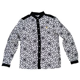 Haut Fred Perry Blanc en Viscose Blanc