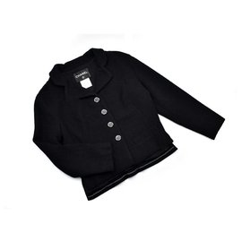Chanel-pequeña chaqueta de tweed-Multicolor