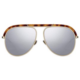 Dior-Christian Dior sunglasses (DiorDesertic-Brown,Gold hardware