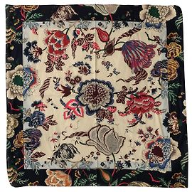 Carré de algodão Tory Burch com estampa paisley Multicor