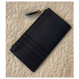 Salvatore Ferragamo-Marine blu card holder-Dark blue