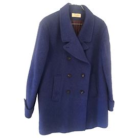 Abrigo de lana azul Paul Smith Azul