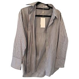 Top Hugo Boss de algodón azul claro M Azul claro