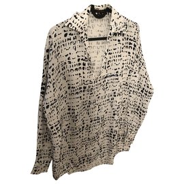 Adolfo Dominguez White Viscose Top White