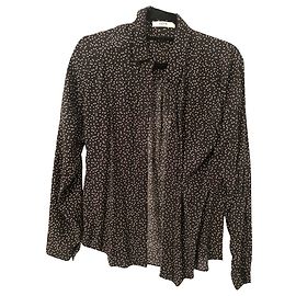 Zapa Schwarzes Viscose Top Schwarz