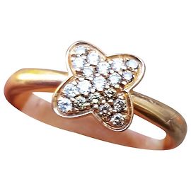 Autre Marque Recarlo Yellow Gold and Diamond Ring Golden