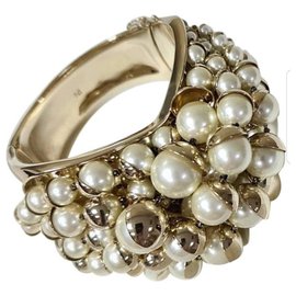Dior-Dior Pearl Massive Armband-Golden