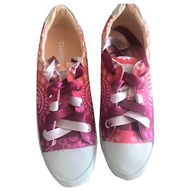 Desigual Sneakers Nubuck Multi Color 39 Multiple colors