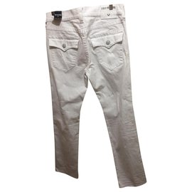 True Religion-True Religion Ricky jeans, Size 32/34 Unisex-White
