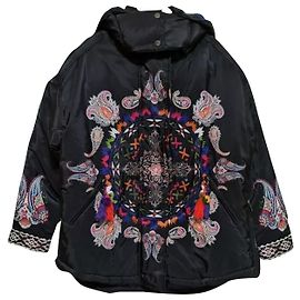 Desigual giubbotto stile poncho Multicolore
