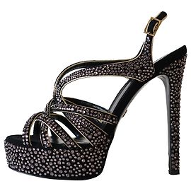 Roberto Cavalli Sandals Black