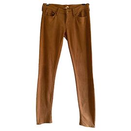 Mother Jean stretch en daim Caramel
