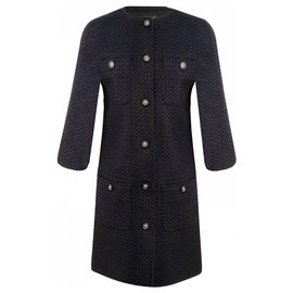 Chanel-Paris-Edinburgh tweed coat-Multiple colors