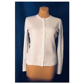 NEUE Strickjacke Kaschmir MALO weiß Cardigan VINTAGE/ dt 38/ it 44/ NP 1104 € Weiß