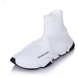 Balenciaga-Zapatillas Balenciaga White Speed LT-Blanco