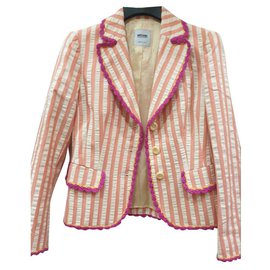 Moschino Cheap And Chic-Vintage moschino Cheap and Chic blazer jacket-Pink,Fuschia