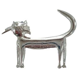 Autre Marque Katzenbrosche Jean Cocteau - Neu Silber