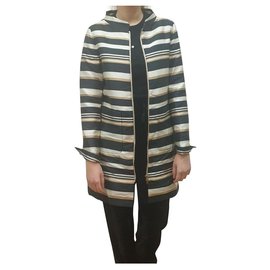 Pardessus à rayures Herno Multicolore