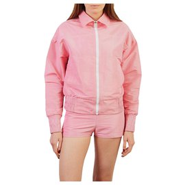 Chanel-track suit with shorts-Pink