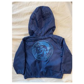 Diesel-Boy Coats Outerwear-Blue