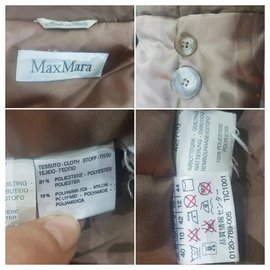 Max Mara-Caban Max Mara con botonadura forrada-Bronce