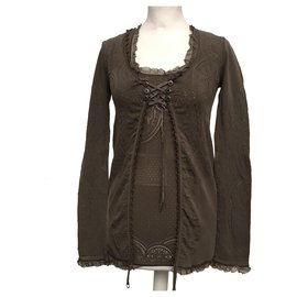 Conjunto Claire Campbell High Caqui Caqui