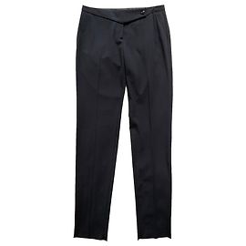 Emporio Armani Pantalon stretch Blu poly Bleu foncé