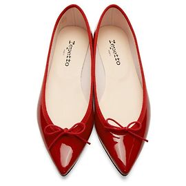 Repetto bailarinas rojas modelo "Brigitte" Roja