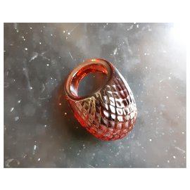 Lalique-Serpent Ring - red-Red