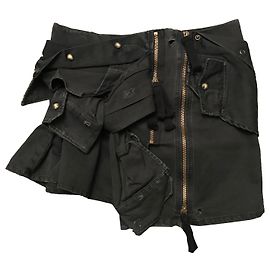 Minifalda Faith Connexion negra de algodón Negro