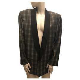 Pierre Cardin Check Jacket Grey
