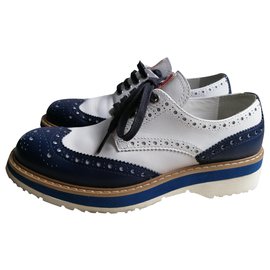 Prada Lace ups White