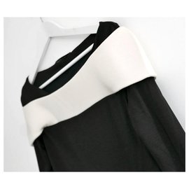 Balenciaga-AW08 Shawl Dress-Black