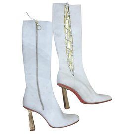 Versus-Versus Versace boots 80s white-White