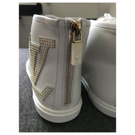 Louis Vuitton-Punchy sneaker Boot Louis Vuitton-Blanc