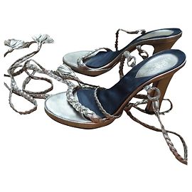 Gianni Versace gold sandals Golden