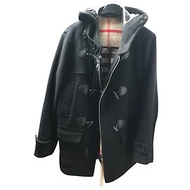 Duffle coat Burberry Brit blu navy Blu navy