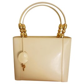Dior-Lady perla-Cru,Gold hardware