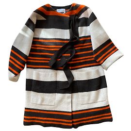 Chloé wool and cashmere coat beige orange brown Multiple colors