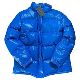 Alberta Ferretti Rainbow Blue Polyester Coat Blue