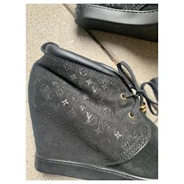 Louis Vuitton-Louis Vuitton Millenium Wedge sneakers-Black