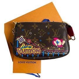 Louis Vuitton Animation de Noël Mini Pochette 2020 Marron