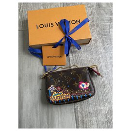 Louis Vuitton-Mini Pochette xmas animation 2020-Brown