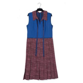 Marc Jacobs Kleider Blau Roh Bordeaux