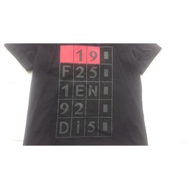 Fendi-Fendi T-Shirt, Gr. IT 38/ XS-Schwarz,Schokolade